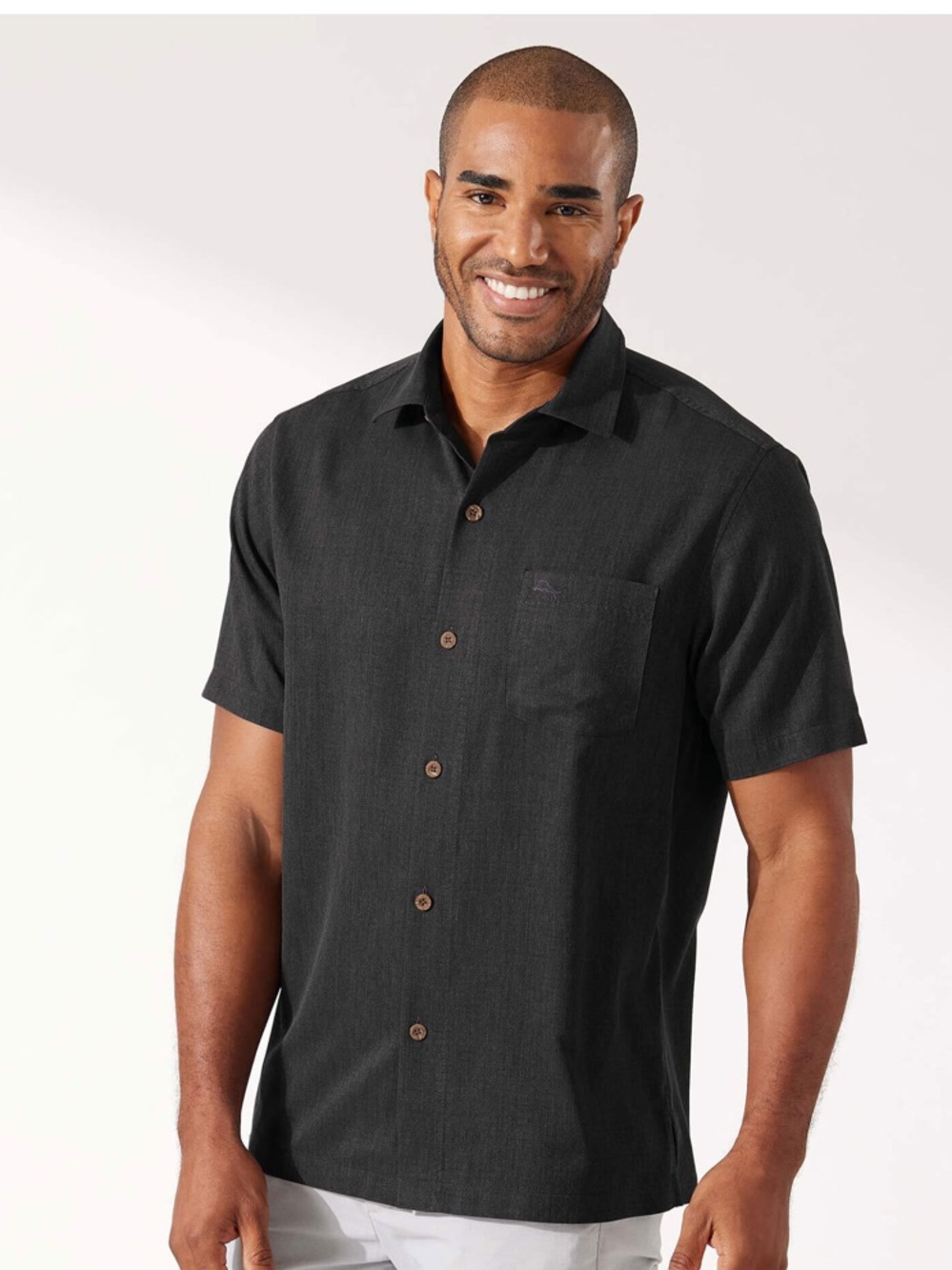Vintage Tommy Bahama Men's 100% Silk Button-Down